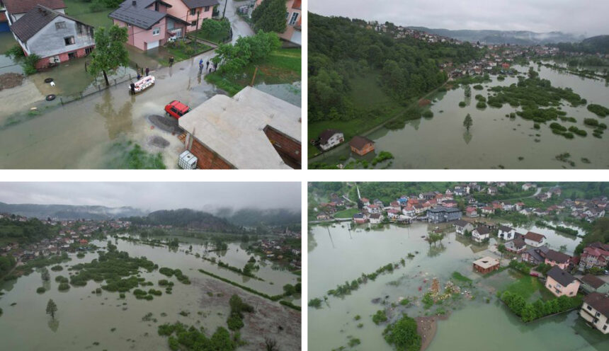 Proglašeno stanje prirodne nesreće u Unsko-sanskom kantonu